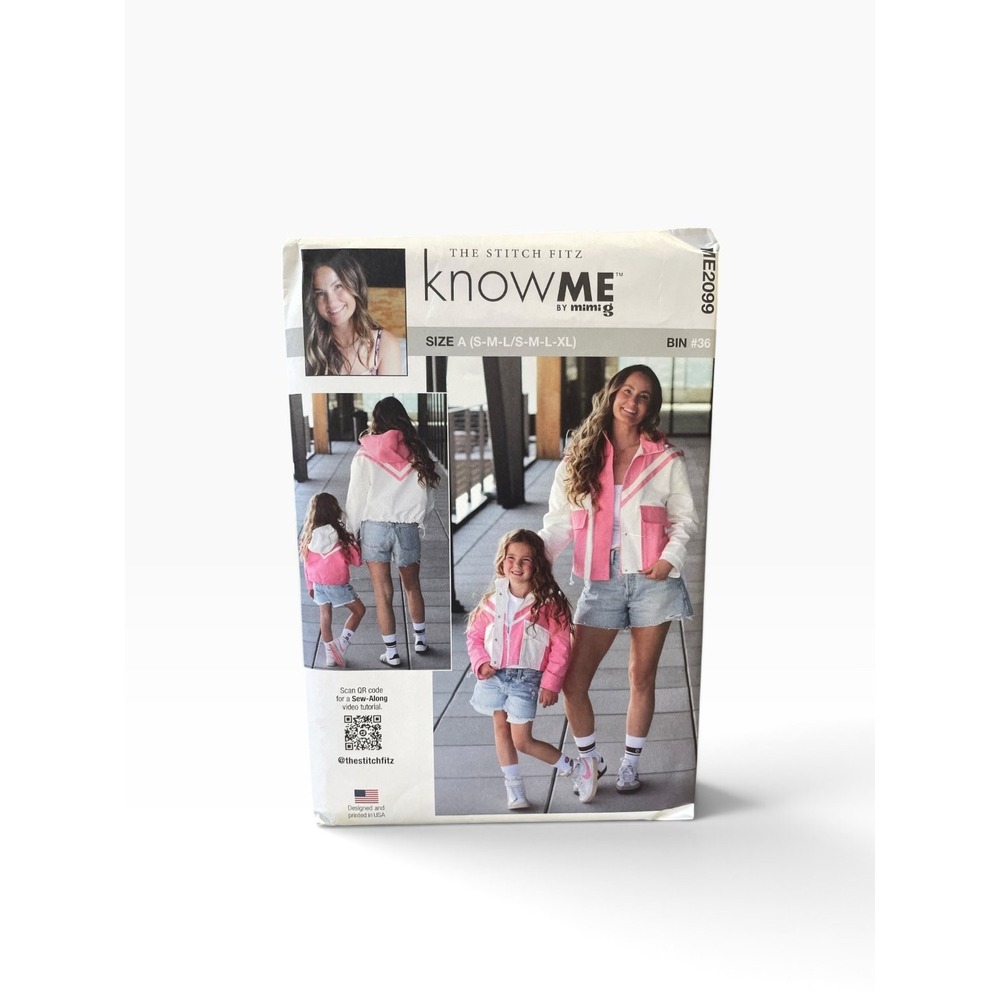 KNOWME ME2099 Childrens Misses Jacket Hooded Athleisure S M L XL Uncut